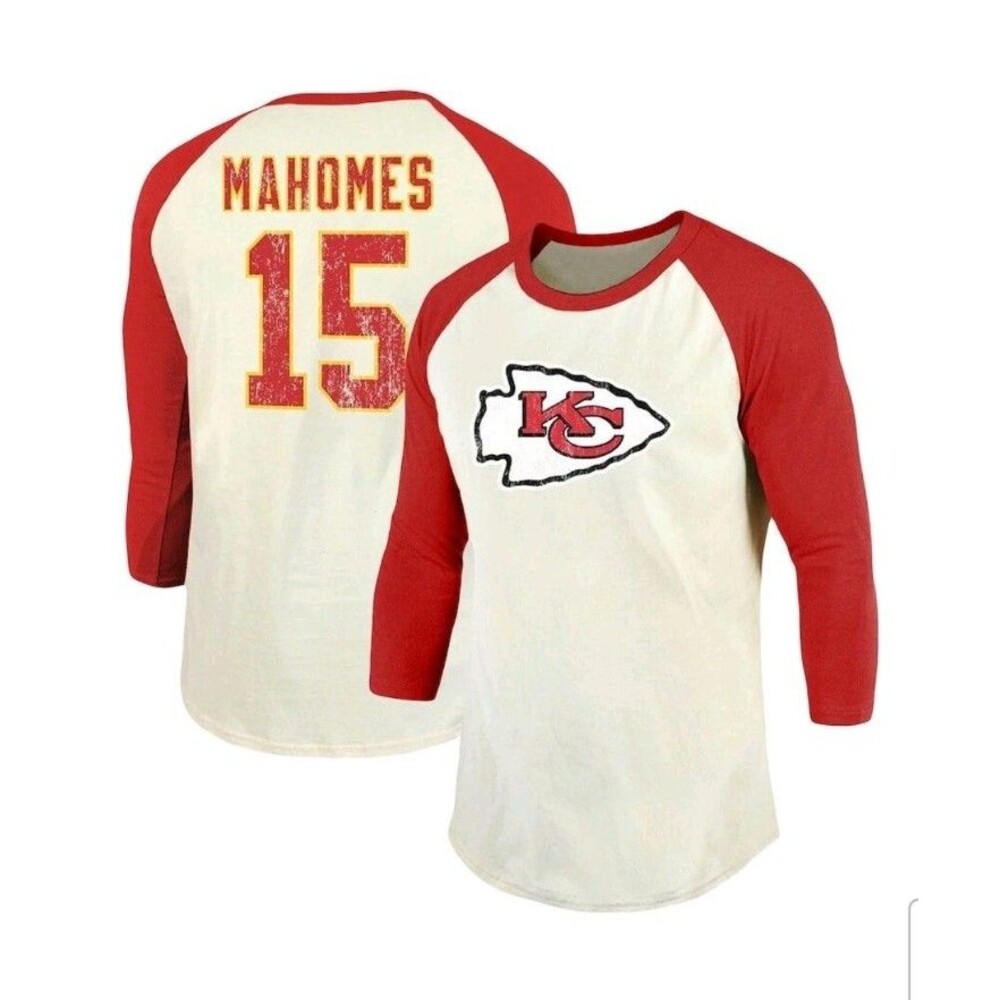Kansas City Chiefs Jason Kelce 87 Baseball T-Shirt 2XL XXL